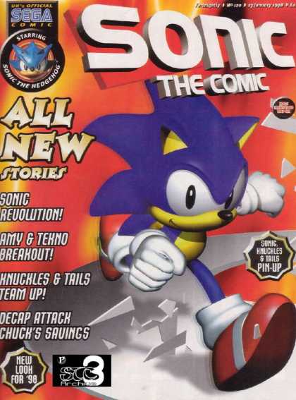 Sonic the Comic 120 - Sonic Revolution - Amy U0026 Tekno Breakout - Knuckles U0026 Tails Team Up - Deep Attach Chucks Savings - New Look