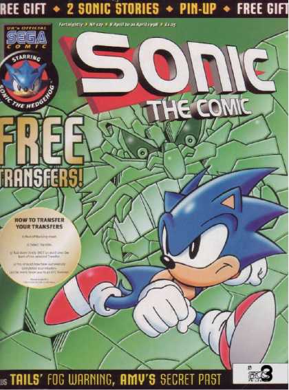 Sonic the Comic 127 - Tails - Amy - Secret Past - Fog Warning - Sega