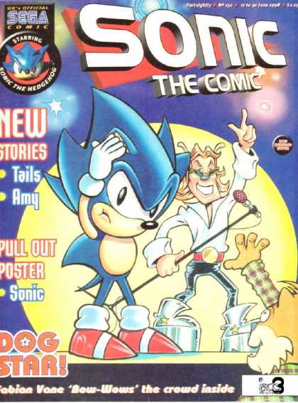 Sonic the Comic 132 - Sega - Sega Comics - Sonic - Hedgehog - Dance