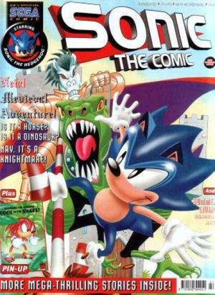 Sonic the Comic 160 - Sonic - Hedgehog - Sega - Knuckles - Castle