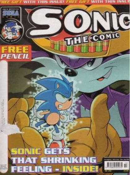Sonic the Comic 210 - Action - Fast - Blue - Hedgehog - Evil