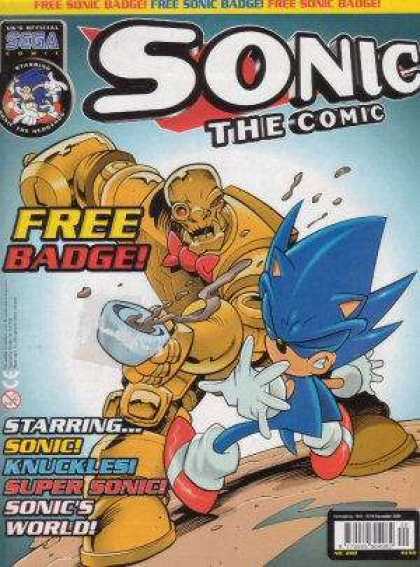 Sonic the Comic 220 - Sonic The Comic - Sonic - Knuckles - Super Sonic - Sonics World