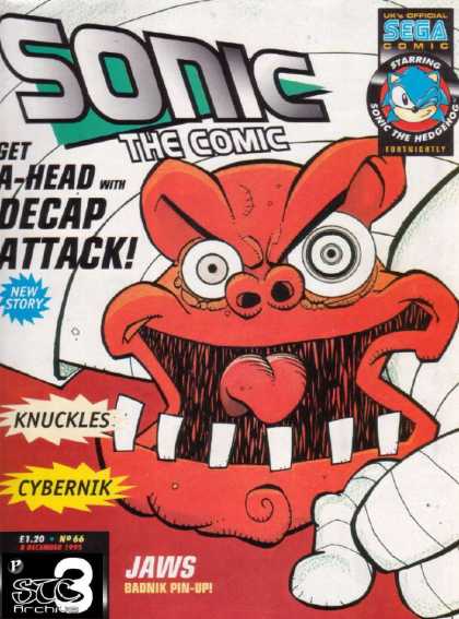 Sonic the Comic 66 - Sega Comics - Hedgehog - Knuckles - Cybernik - New Story