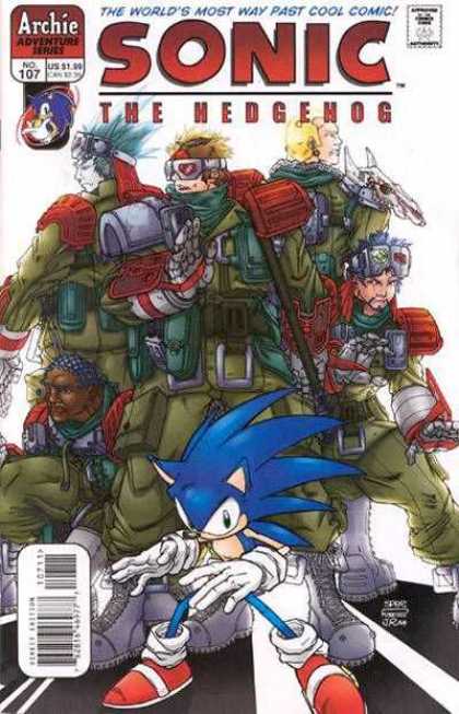 Sonic the Hedgehog 107 - Red Shoes - Armor - Crew - Video Game - Clan