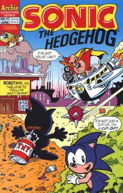Sonic the Hedgehog 11 - Ive Got You At Last - Tnt - Archie Adenture Series - Robotnik Inc - No11 June - Jon D'Agostino