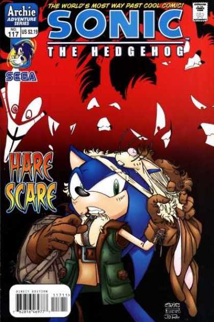 Sonic the Hedgehog 117 - Sonic In Disguise - Hare Scare - The Fastset Hedgehog Alive - Sega - Archie Adventure Series