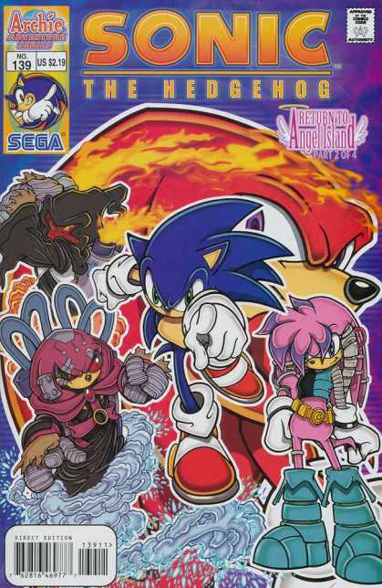 Sonic the Hedgehog 139 - Archie Comics - Approved By The Comics Code Authority - No39 - Sega - Us 219