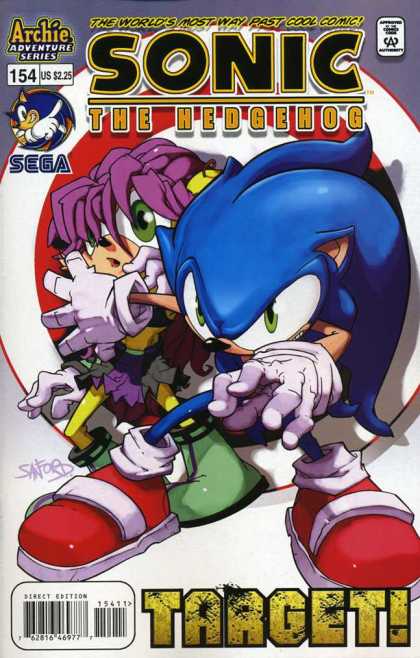 Sonic the Hedgehog 154 - Bullseye - Target - The Worlds Most Way Past Cool Comic - Adventure Series - Archie - Sanford Greene