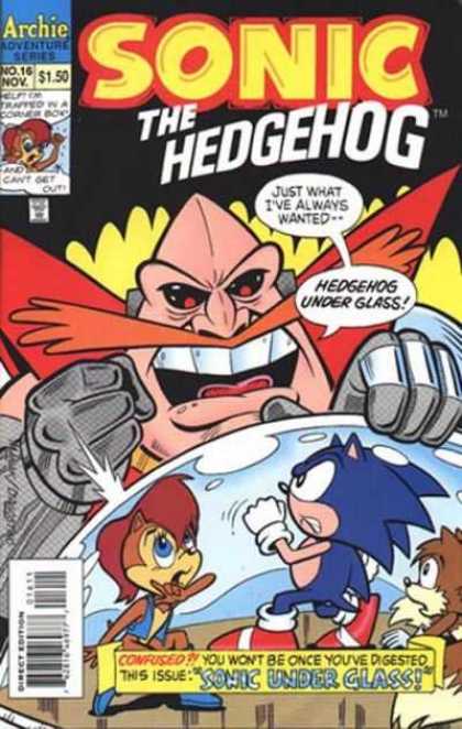 Sonic the Hedgehog 16 - Sonic Under Glass - Tails - Doctor Eggman - Sega - Archie - Jon D'Agostino