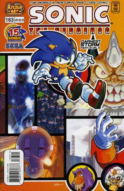 Sonic the Hedgehog 163 - Sega - Darkest Storm Part 2 Of 3 - 15th Sonic The Series - Video Games - No 163