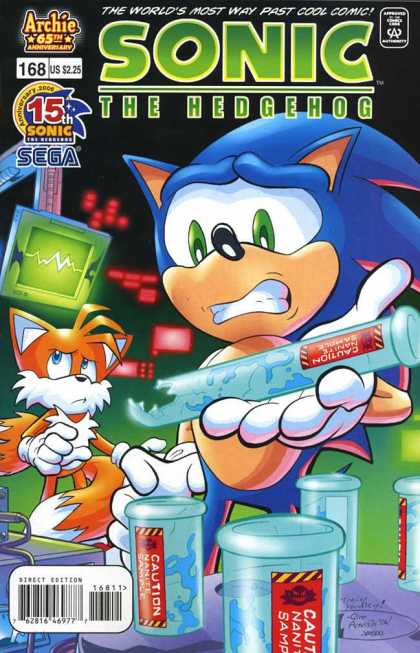 Sonic the Hedgehog 168 - Sega - Tails - The Worlds Most Wat Past Cool Comic - Laboratory - Vial