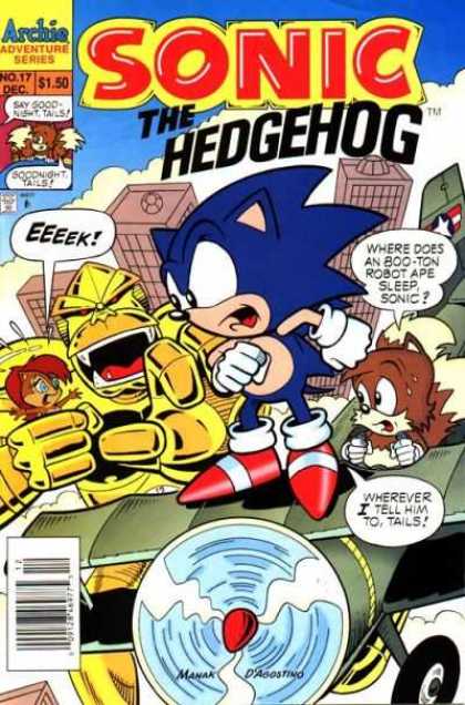 Sonic the Hedgehog 17 - Sonic - Hedgehogs - No 17 Dec - Tails - Buildings - Jon D'Agostino