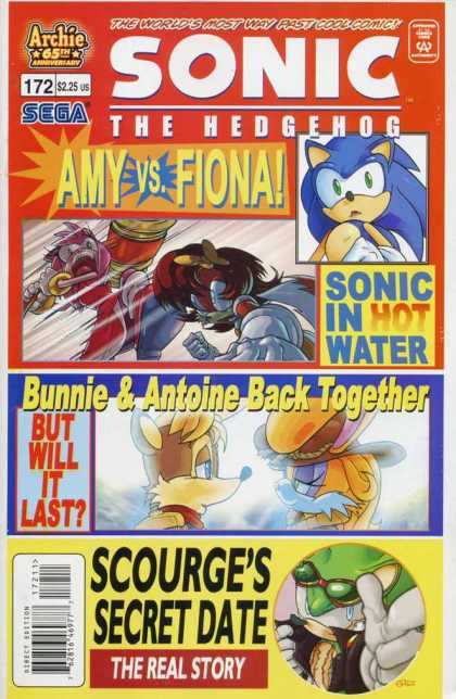 Sonic the Hedgehog 172 - Sega - Video Games - Amy Vs Fiona - Bunny And Antoine Back Together - Scourges Secret Date