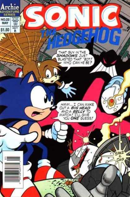 Sonic the Hedgehog 22 - Archie Adventure Series - Sonic - Hedgehog - Spaz And Dag - Big Head - Jon D'Agostino