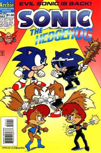 Sonic the Hedgehog 24 - Evil Sonic - Spiked Club - Battle - Tails - Chains - Jon D'Agostino
