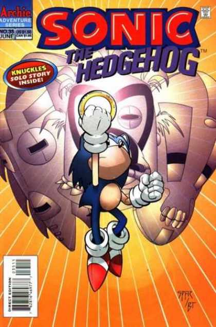 Sonic the Hedgehog 35 - Ring - Glow - Knuckles - Sunburst - Grab