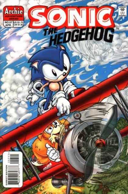 Sonic the Hedgehog 57 - Sonic The Hedgehog - Propellor - Plane - Tails - Flight