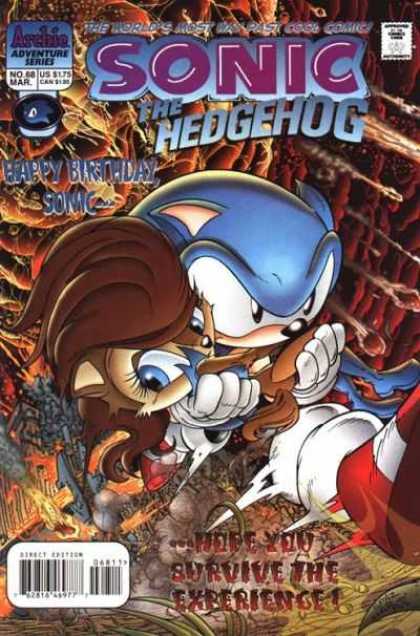 Sonic the Hedgehog 68 - Happy Birthday Sonic - Here You Survive The Experience - Cool Comic - Adventure Series - March