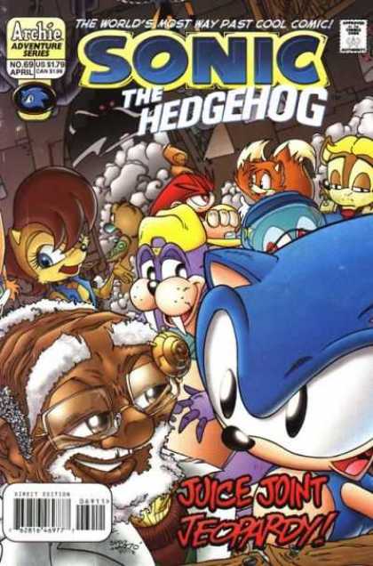 Sonic the Hedgehog 69 - Archie - Adventure Series - Juice Joint Jecopardy - Fox - Cool Comic