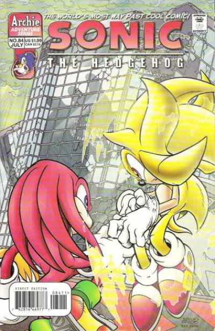 Sonic the Hedgehog 84 - Way Past Cool - Archie Adventure Series - July - Yellow - Red