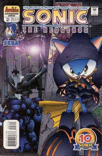 Sonic the Hedgehog 97 - Approved By The Comics Code Authority - Archie Adventure Series - No97 - Sega - Direct Edition