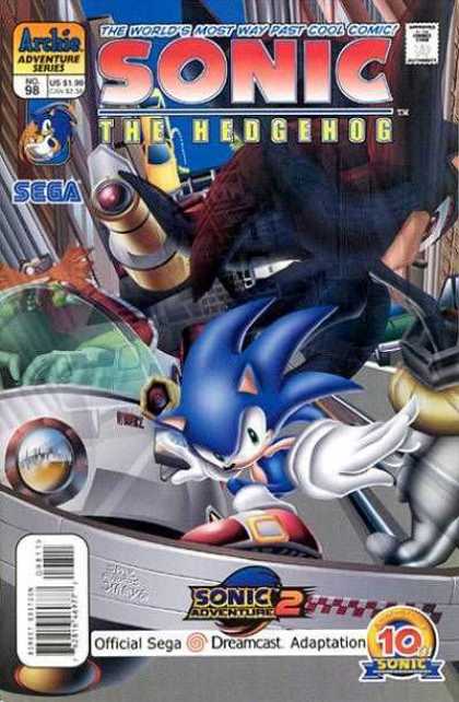 Sonic the Hedgehog 98 - Archie - Sega - Dreamcast - Video Game - Buildings