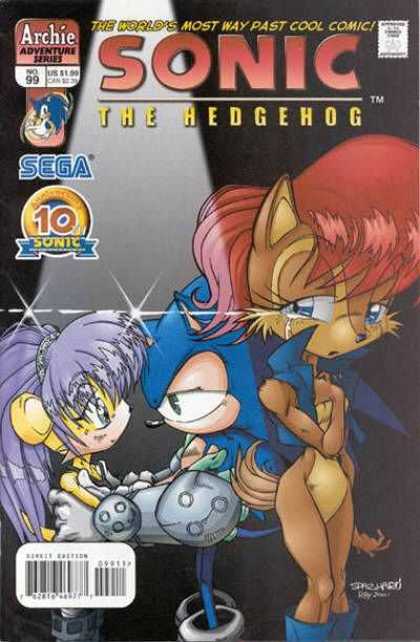 Sonic the Hedgehog 99 - Sega - Sonic - Hedgehog - No 99 - 10th Anniversary