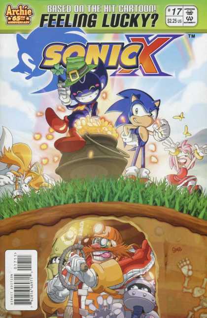 Sonic X 17 - Feeling Lucky - Pot Of Gold - Leprican - Fox - Tunnel