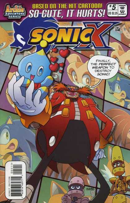 Sonic X 5 - So Cute - It Hurts - Hit Cartoon - Hedgehog - Destroy