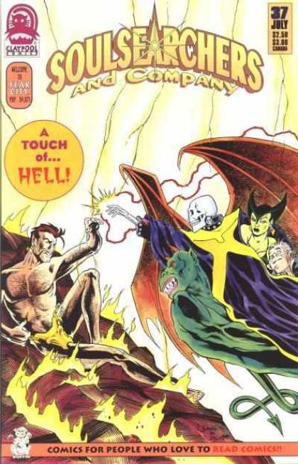 Soulsearchers and Company 37 - A Touch Ofhell - Comics For People Who Love To Read Comics - Skeleton - Demon - Fear City