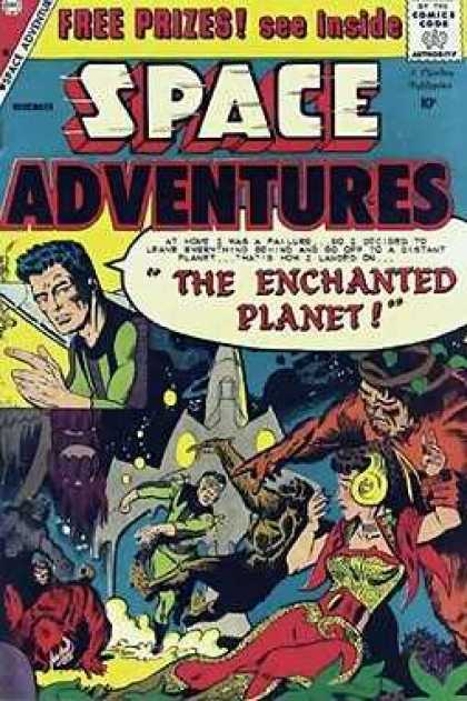 Space Adventures 31 - Comics Code - Man - Woman - Space - Approved By The Comics Code