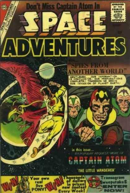 Space Adventures 35 - Dont Miss Captain Atom - The Little Wander - Spies From Another World - Outer Space - Win A Pony