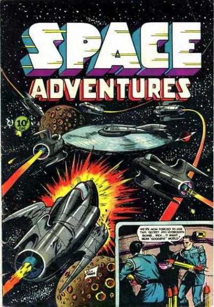 Space Adventures 4 - Space Ship - Planet - Blast - Star - Man - Dick Giordano, Jim Aparo
