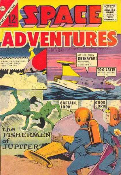 Space Adventures 56 - The Fisherman Of Jupiter - Weve Been Betrayed - Too Late - Captain Look - Good Lord