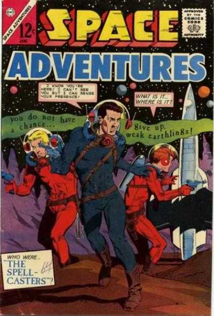 Space Adventures 57 - The Spellcasters - Earthlings - Space - Helmets - Spaceship
