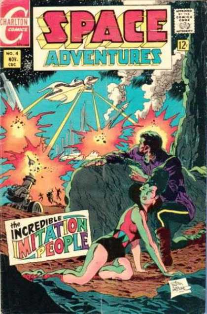 Space Adventures 63 - Charlton - Charlton Comics - Adventure In Space - Space - Imitation People