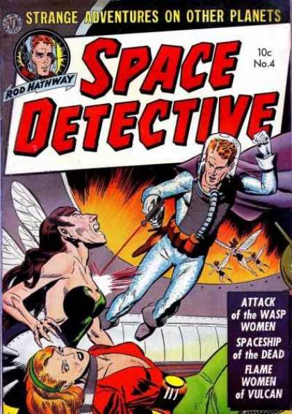 Space Detective 4 - Strange Adventures On Other Planets - Space Suit - Gun - Blaster - Alien