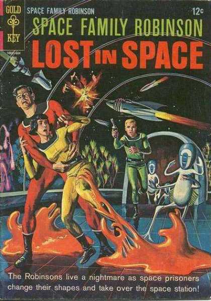 Space Family Robinson 16 - Lost In Space - Gold Key - Rockets - Outer Space - Weapons