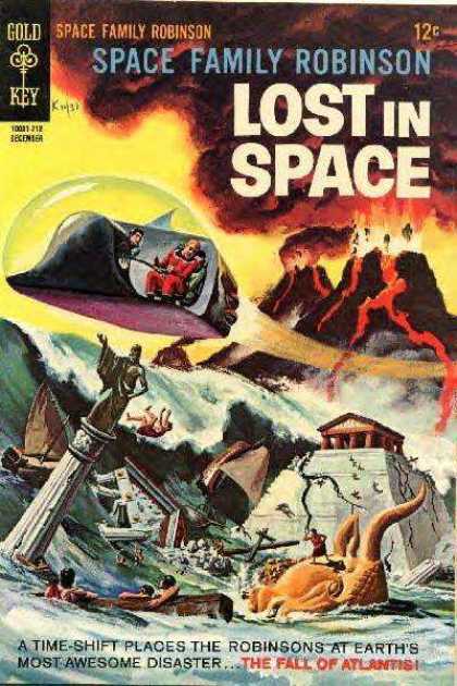 Space Family Robinson 25 - Lost In Space - Spaceship - Ufo - Lava - Fire