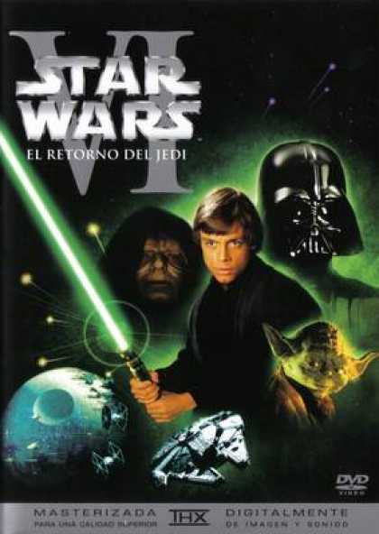 Spanish DVDs - Star Wars Trilogy Return Of The Jedi