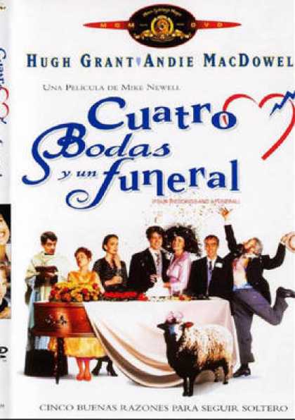 Spanish DVDs - Four Weddings And A Funeral