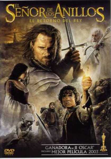 Spanish DVDs - The Lord Of Rings King Returns