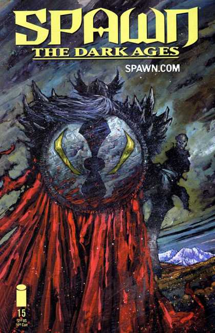 Spawn: The Dark Ages 15 - Swim - Water - Darkness - Sheild - Stand - Simon Davis