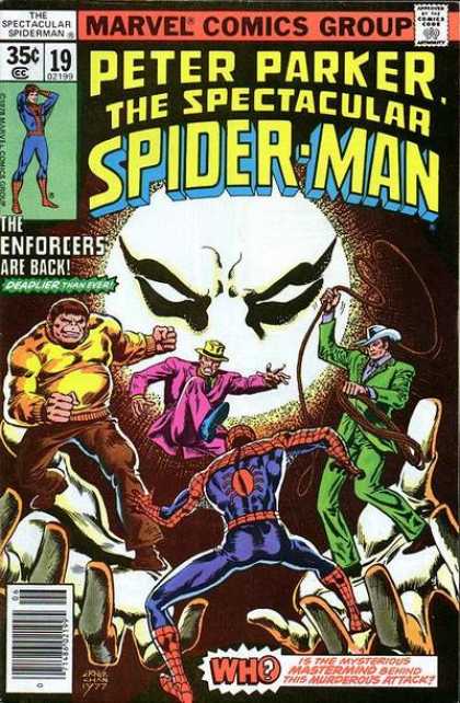Spectacular Spider-Man (1976) 19 - The Enforcers Are Back - Who - Ambush - Lasso - Thug - Ernie Chan