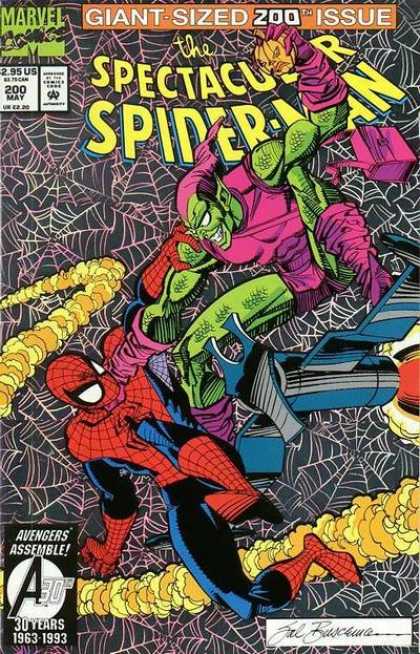 Spectacular Spider-Man (1976) 200 - Marvel Comics - Giant-sized 200 Th Issue - Web - Goblin - Avengers Assemble - Sal Buscema