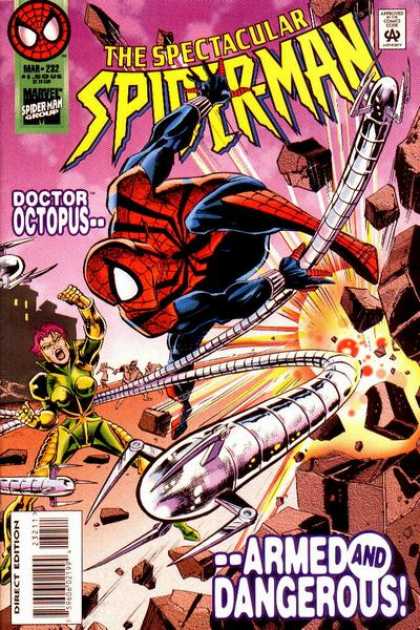 Spectacular Spider-Man (1976) 232 - Bricks - Pink Hair - Octopus - 232 - Dangerous - Jimmy Palmiotti, Sal Buscema