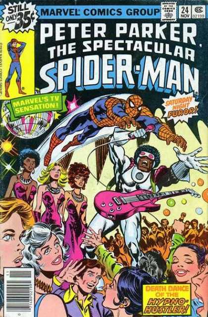 Spectacular Spider-Man (1976) 24 - Hypno Hustler - Marvel Comics - Peter Parker - Spider Man - Stan Lee
