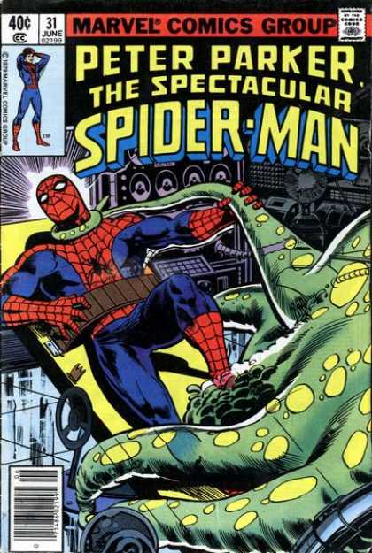 Spectacular Spider-Man (1976) 31 - Marvel Comics Group - Peter Parker - Tentacles - Radio - 31 June - Jim Mooney