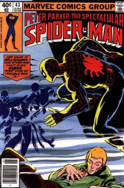 Spectacular Spider-Man (1976) 43 - Marvel - Belladonna - Trouble - Dark - Peter Parker - Josef Rubinstein