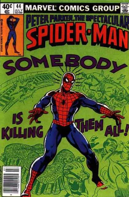 Spectacular Spider-Man (1976) 44 - Spider Man - Killing - Marvel Comics - July - Super Hero - Josef Rubinstein